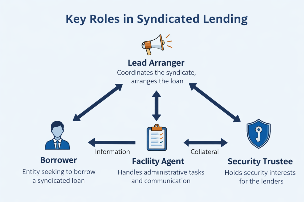 syndicated lending roles infographic